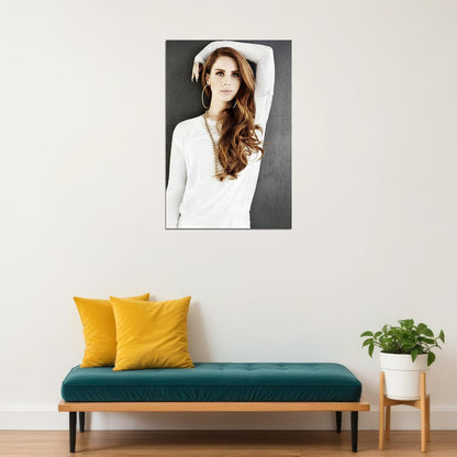 Lana Del Rey Soul Music Star Black Poster Wall Art Print Home Wall Decor - xonomax