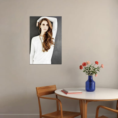 Lana Del Rey Soul Music Star Black Poster Wall Art Print Home Wall Decor - xonomax