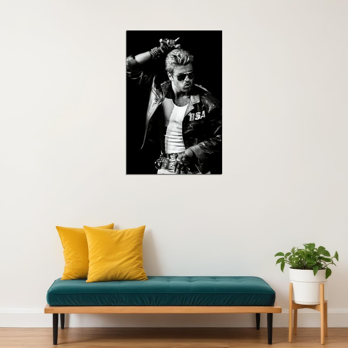 George Michael Singer Songwriter Star Picture Poster Wall Art Print Home Wall Decor - xonomax