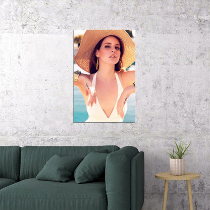 Lana Del Rey Music Star Songwriter Poster Wall Art Print Home Wall Decor - xonomax