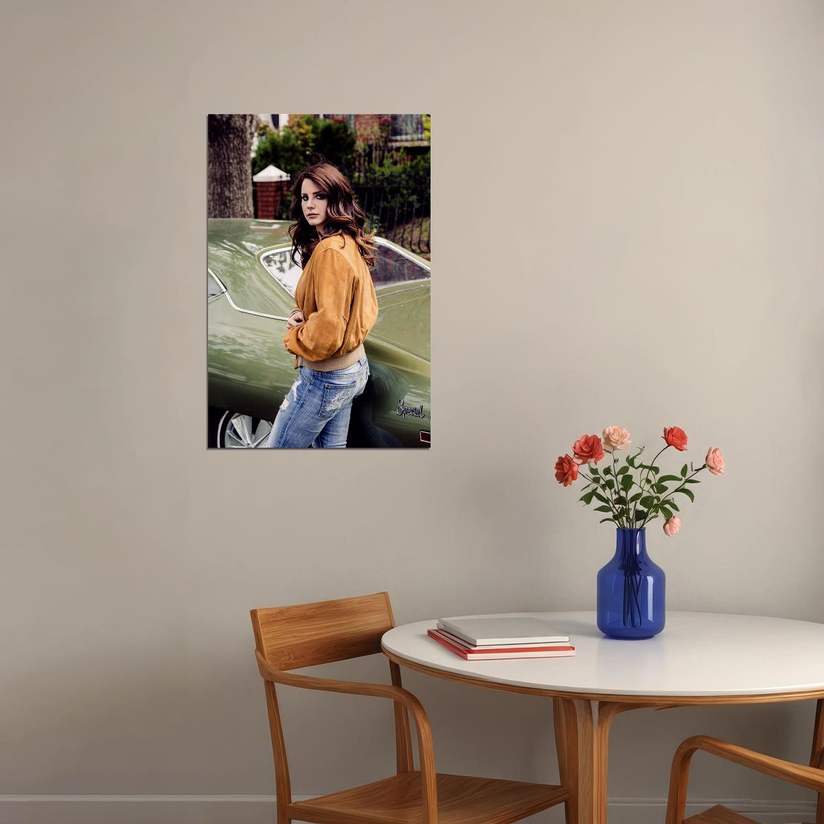 Lana Del Rey Music Star Singer Poster Wall Art Print Home Wall Decor - xonomax