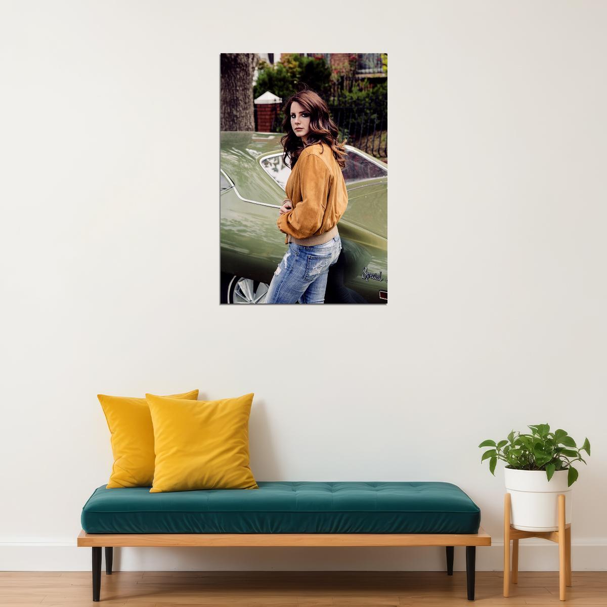 Lana Del Rey Music Star Singer Poster Wall Art Print Home Wall Decor - xonomax