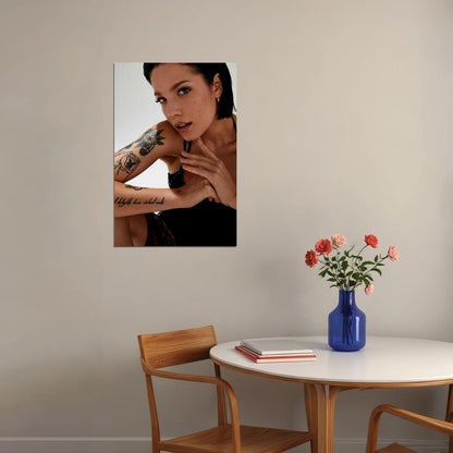 Halsey Ashley Music Sexy Singer Star Poster Wall Art Print Home Wall Decor - xonomax