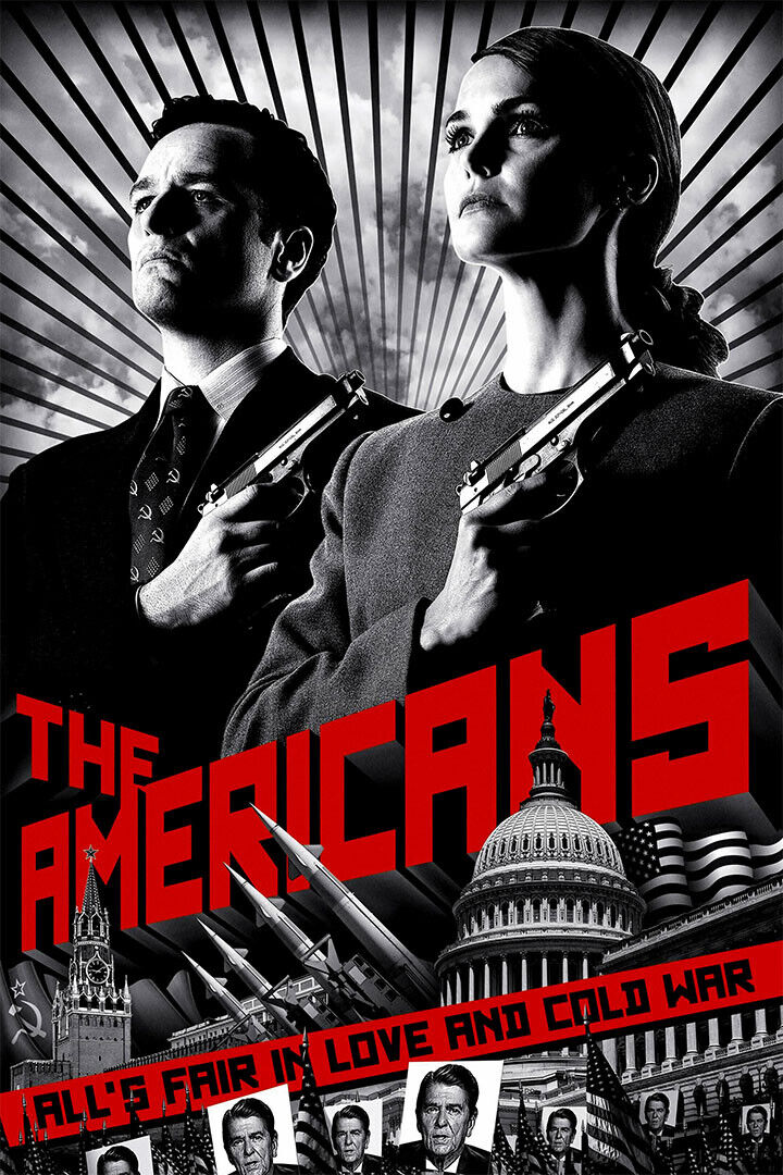 The Americans Tv Series 2018 Movie Crime Drama Poster Wall Art Print Home Wall Decor - xonomax