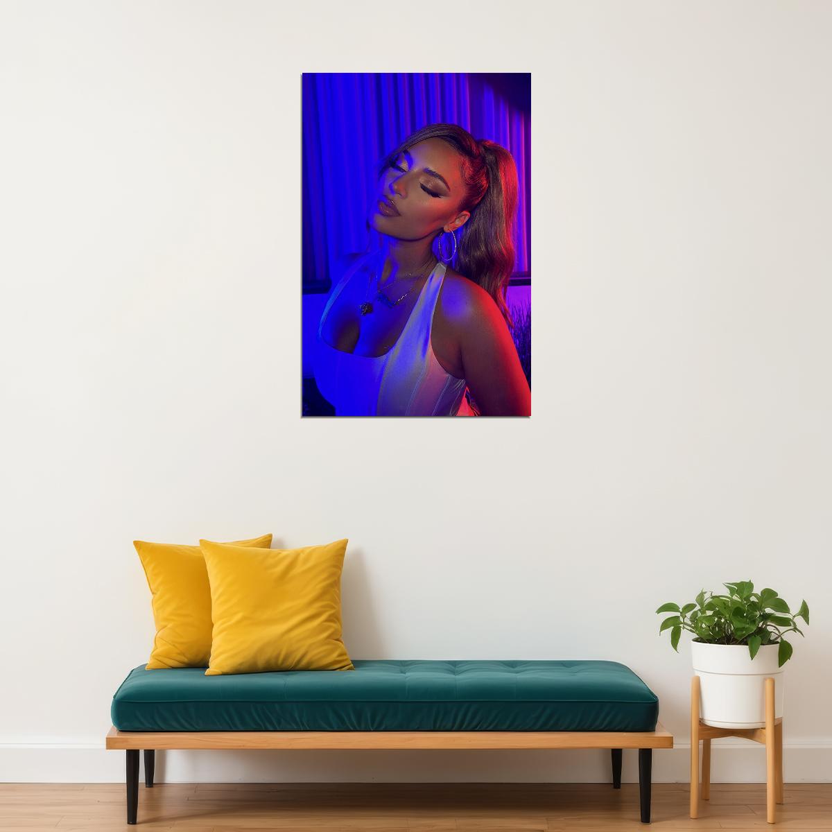 Alina Baraz Beauty Singer Music Star Poster Wall Art Print Home Wall Decor - xonomax