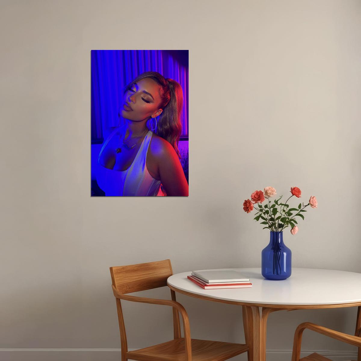 Alina Baraz Beauty Singer Music Star Poster Wall Art Print Home Wall Decor - xonomax