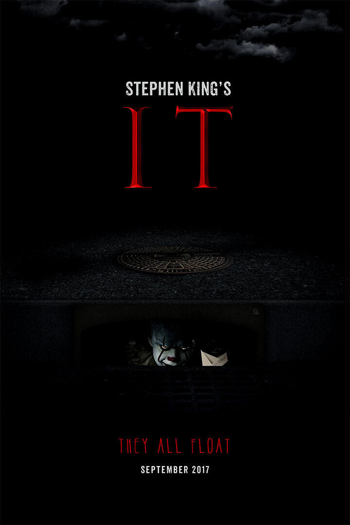 It 2017 Movie Stephen King Horrible Pennywise Horror Poster Wall Art Print Home Wall Decor - xonomax