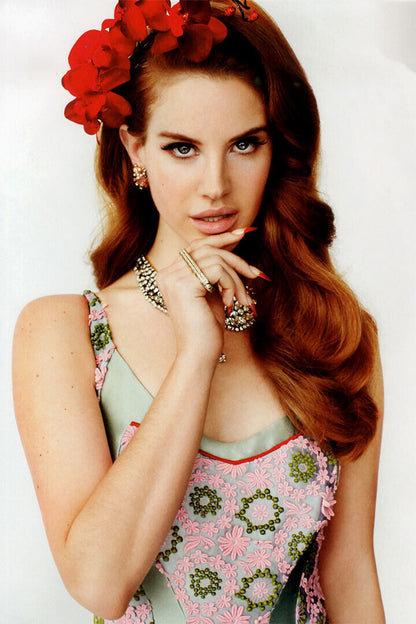 Lana Del Rey Music Star Singer Poster Wall Art Print Home Wall Decor - xonomax