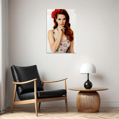 Lana Del Rey Music Star Singer Poster Wall Art Print Home Wall Decor - xonomax