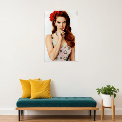 Lana Del Rey Music Star Singer Poster Wall Art Print Home Wall Decor - xonomax
