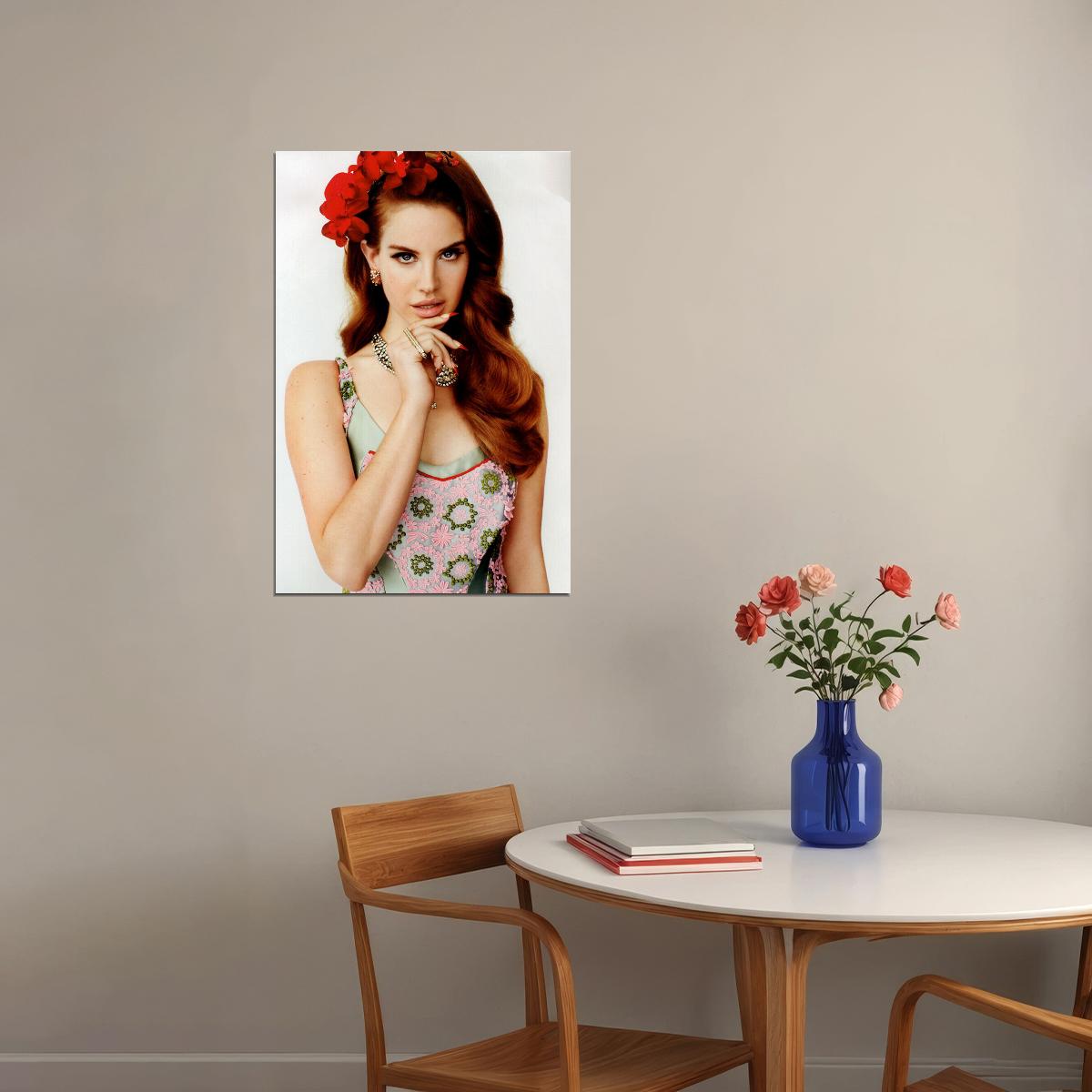 Lana Del Rey Music Star Singer Poster Wall Art Print Home Wall Decor - xonomax