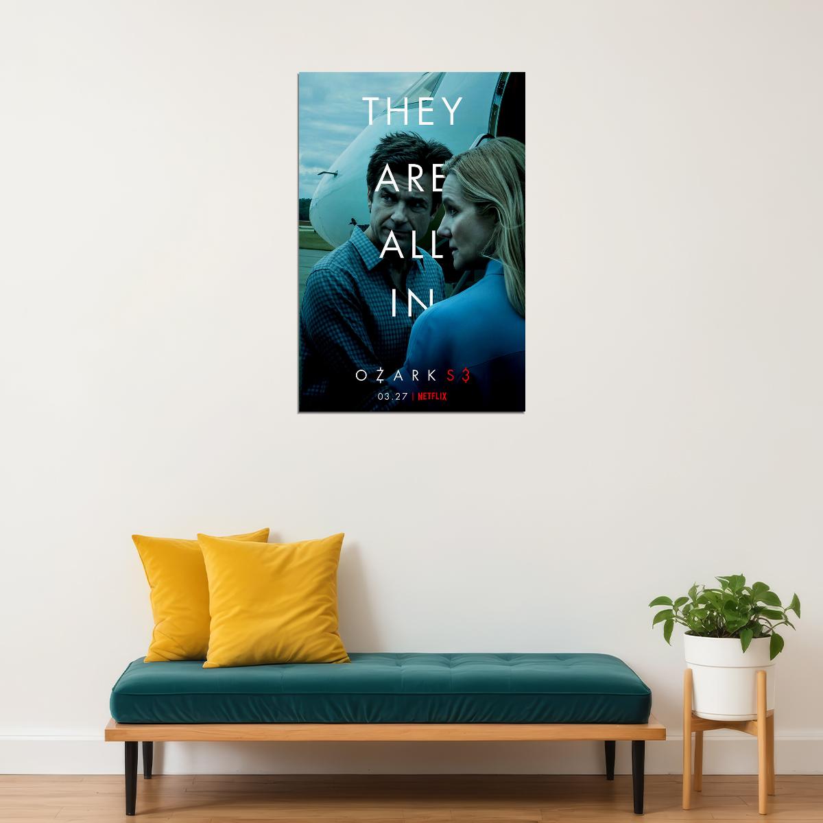 Ozark Jason Bateman 2017 Tv Series Show Season Crime Poster Wall Art Print Home Wall Decor - xonomax