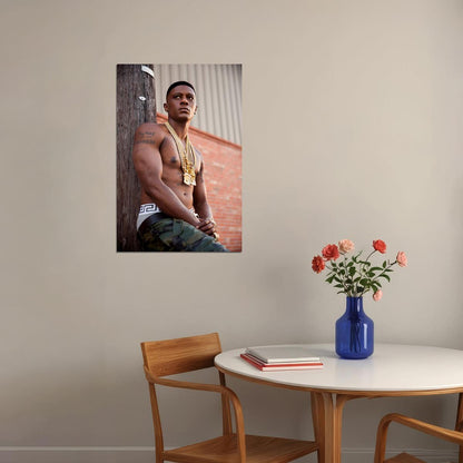 Boosie Badazz Rap Hip Hop Music Star Actor Poster Wall Art Print Home Wall Decor - xonomax