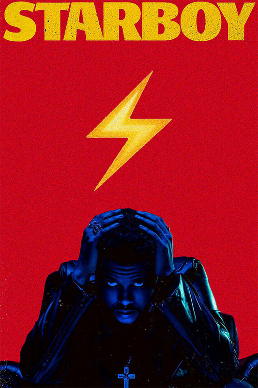 The Weeknd Starboy Album Music Musician Singer Poster Wall Art Print Home Wall Decor - xonomax