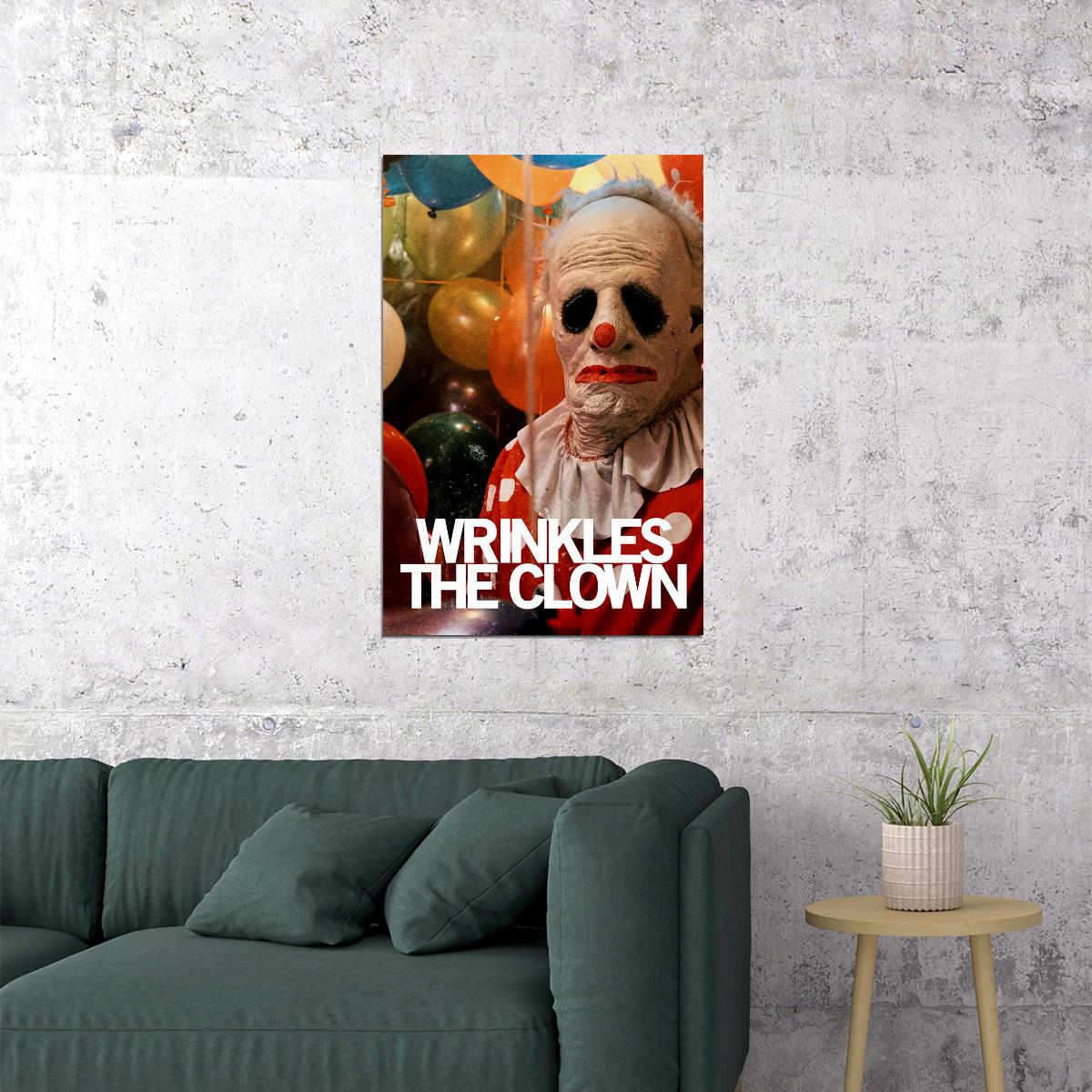 Wrinkles The Clown 2019 Movie Documentary Comedy Poster Wall Art Print Home Wall Decor - xonomax