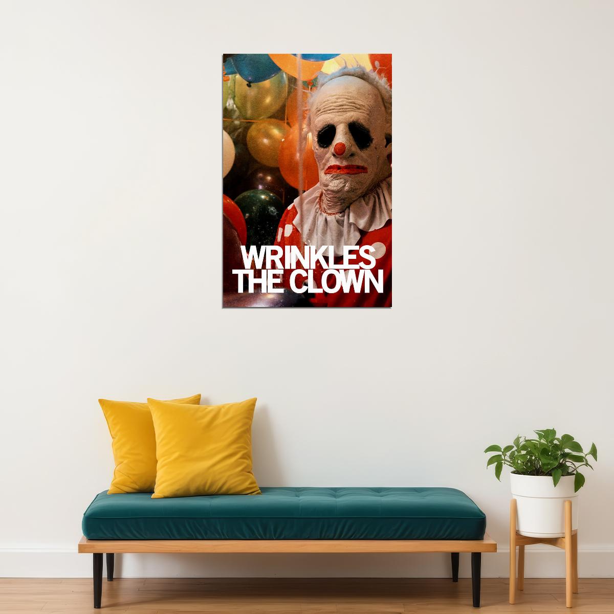 Wrinkles The Clown 2019 Movie Documentary Comedy Poster Wall Art Print Home Wall Decor - xonomax
