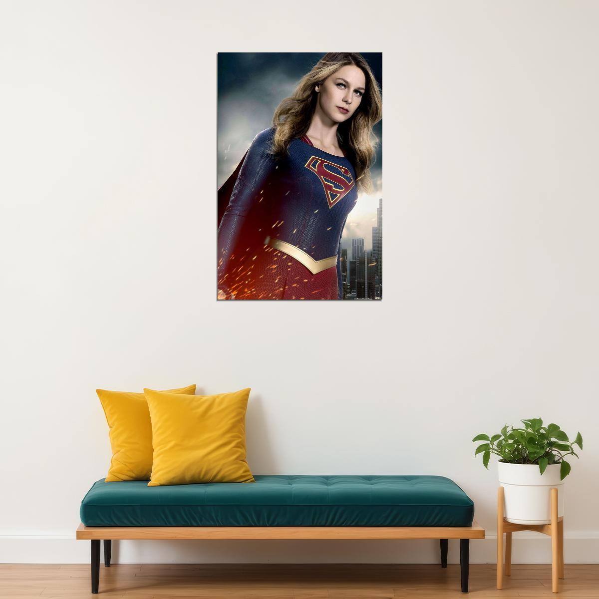 Supergirl Season 5 Movie Tv Series Adventure Poster Wall Art Print Home Wall Decor - xonomax