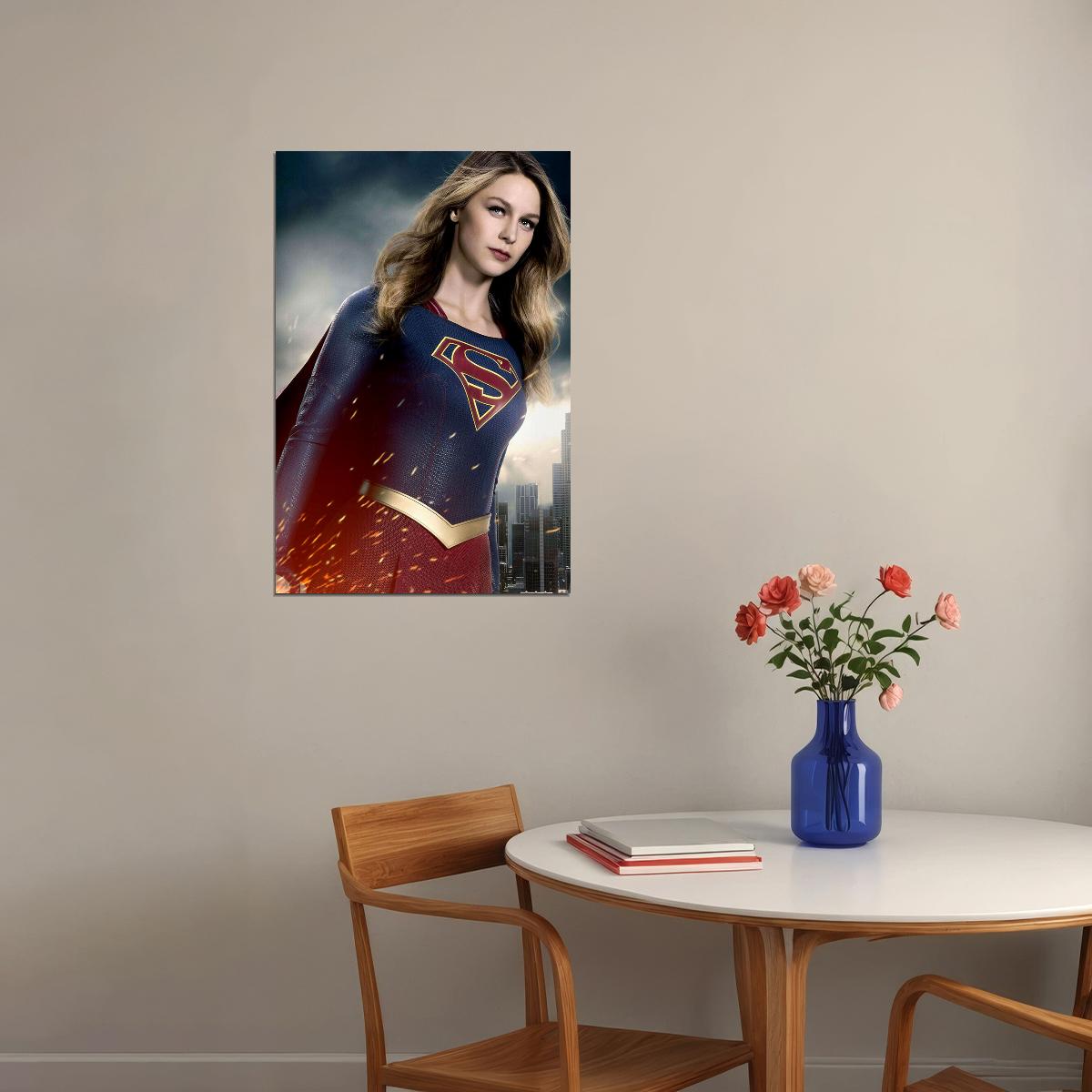 Supergirl Season 5 Movie Tv Series Adventure Poster Wall Art Print Home Wall Decor - xonomax