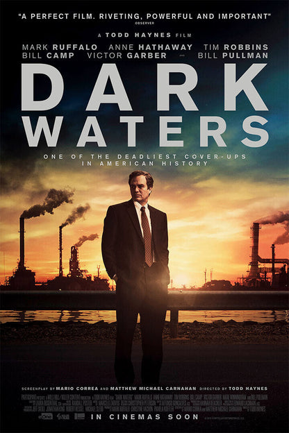 Dark Waters 2019 Todd Haynes Mark Ruffalo Movie Poster Wall Art Print Home Wall Decor - xonomax