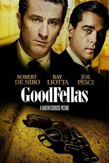 Goodfellas Movie Classic Black White Film Actor Poster Wall Art Print Home Wall Decor - xonomax