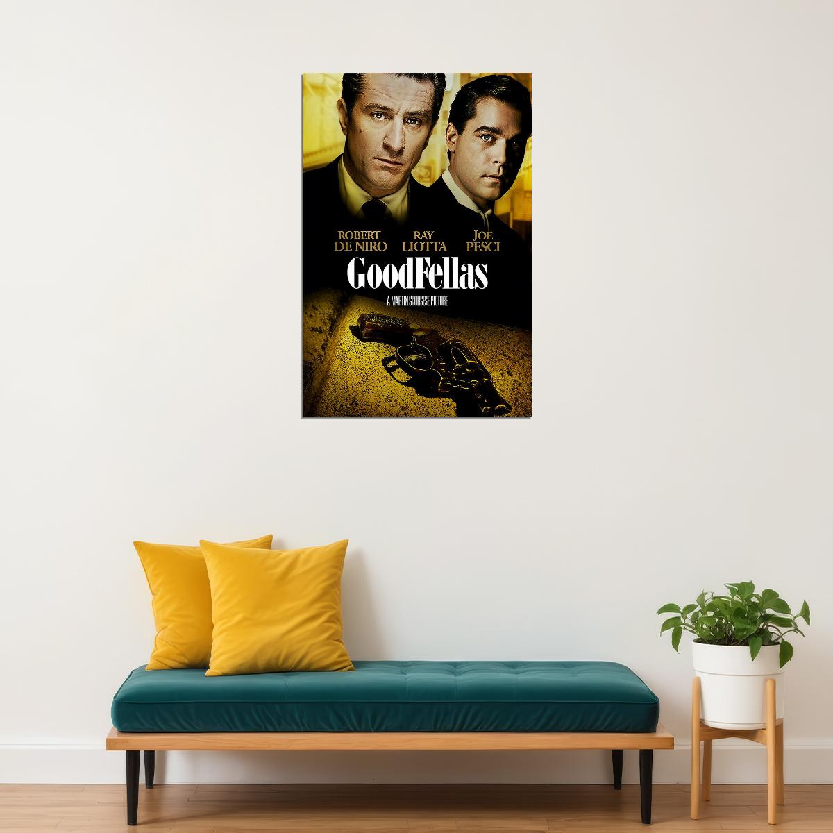 Goodfellas Movie Classic Black White Film Actor Poster Wall Art Print Home Wall Decor - xonomax