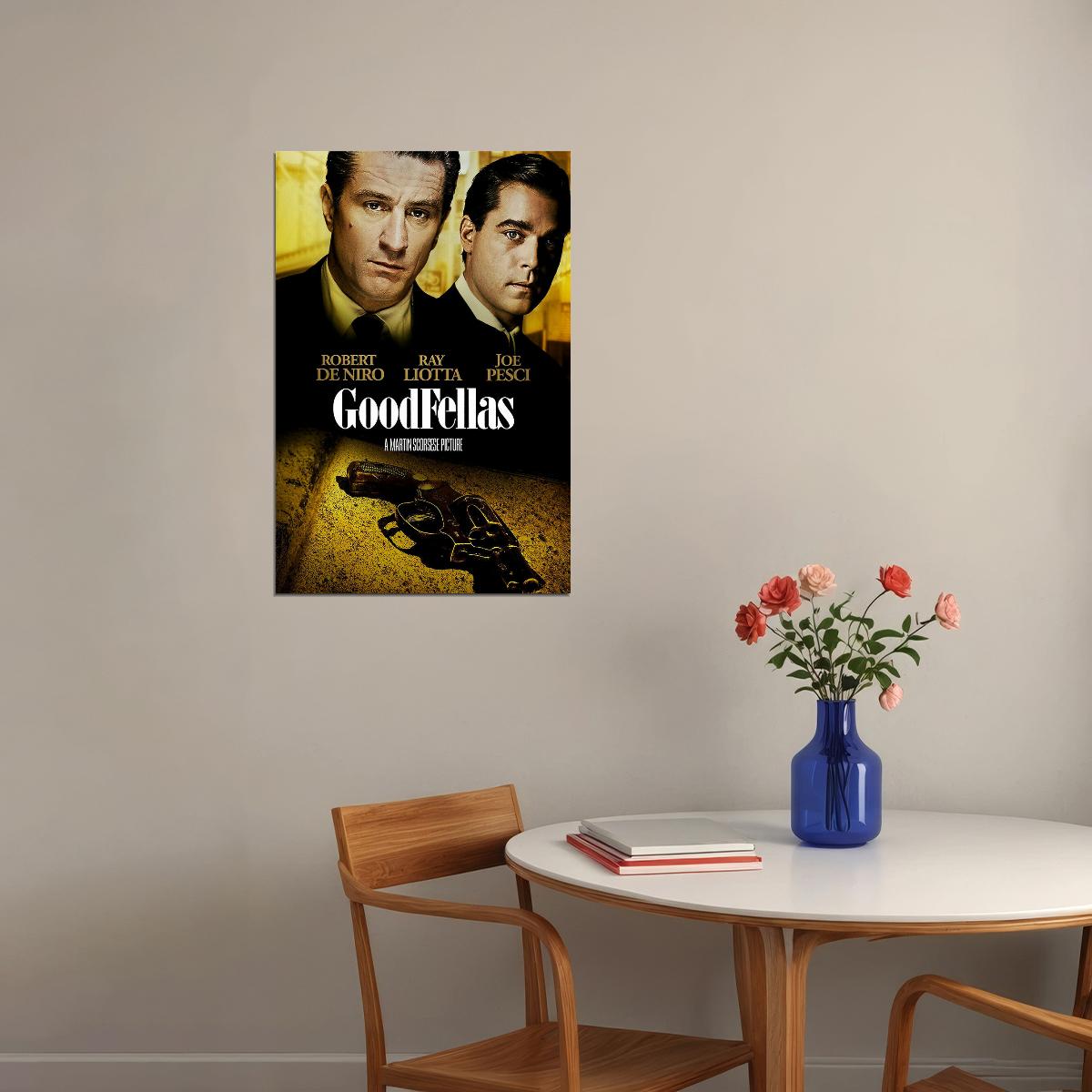 Goodfellas Movie Classic Black White Film Actor Poster Wall Art Print Home Wall Decor - xonomax