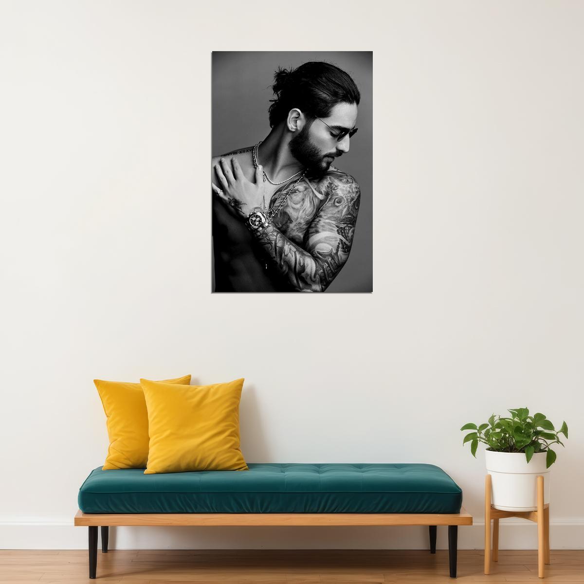 Maluma Fashion Magazine Cover Urban Music Singer Star Poster Wall Art Print Home Wall Decor - xonomax