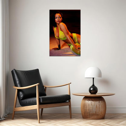 Rihanna Sexy Hip Hop Rap Music Star Girl Poster Wall Art Print Home Wall Decor