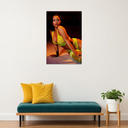 Rihanna Sexy Hip Hop Rap Music Star Girl Poster Wall Art Print Home Wall Decor