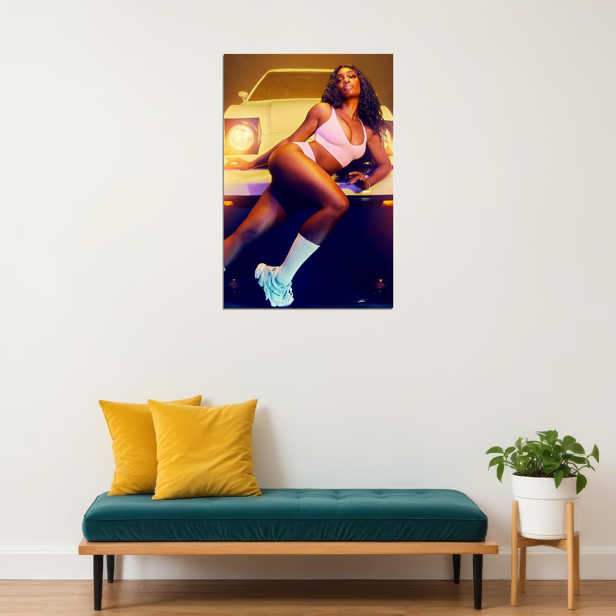 Sza American Rap Music Singer Star Rapper Poster Wall Art Print Home Wall Decor - xonomax