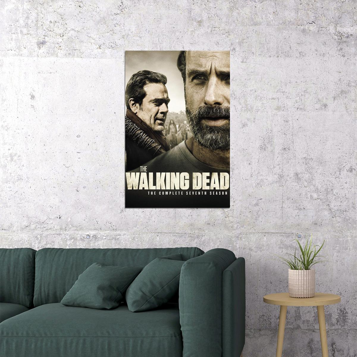 The Walking Dead Season 7 Movie Usa Tv Series Action Poster Wall Art Print Home Wall Decor