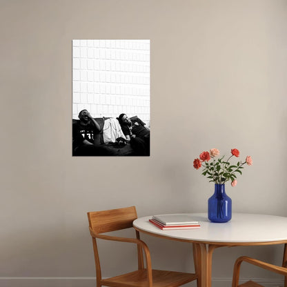 Kendrick Lamar And J Cole Rappers Musician Poster Wall Art Print Home Wall Decor - xonomax