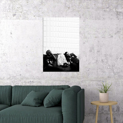 Kendrick Lamar And J Cole Rappers Musician Poster Wall Art Print Home Wall Decor - xonomax