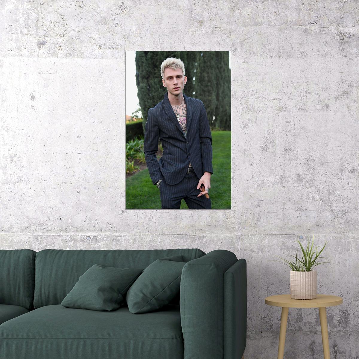 Machine Gun Kelly Bad Boy Rapper Artist Poster Wall Art Print Home Wall Decor - xonomax