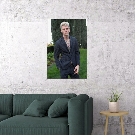 Machine Gun Kelly Bad Boy Rapper Artist Poster Wall Art Print Home Wall Decor - xonomax