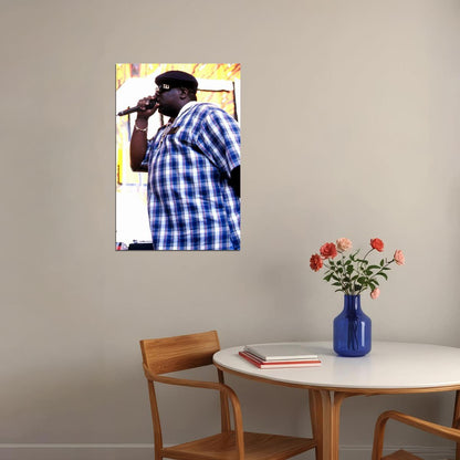 Notorious Big Biggie Smalls Smoking Poster Wall Art Print Home Wall Decor - xonomax