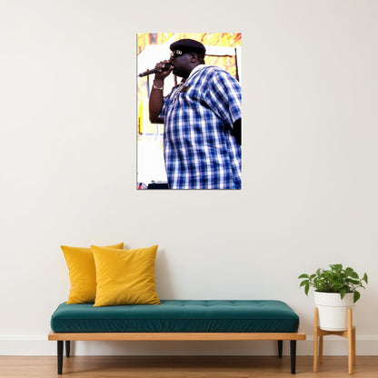 Notorious Big Biggie Smalls Smoking Poster Wall Art Print Home Wall Decor - xonomax