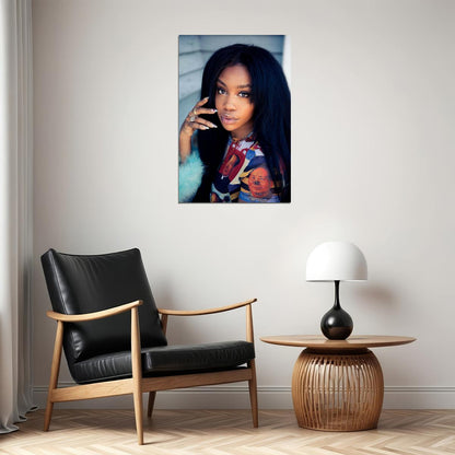 Sza Usa Hip Hop Rap Music Singer Star Beautiful Poster Wall Art Print Home Wall Decor - xonomax