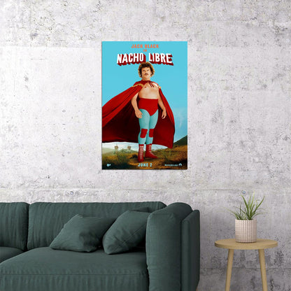 Nacho Libre Movie Intl Comedy Poster Wall Art Print Home Wall Decor - xonomax