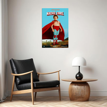 Nacho Libre Movie Intl Comedy Poster Wall Art Print Home Wall Decor - xonomax