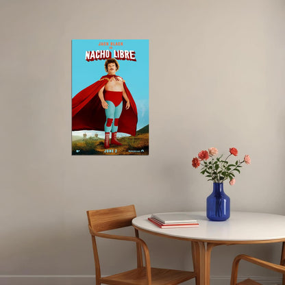 Nacho Libre Movie Intl Comedy Poster Wall Art Print Home Wall Decor - xonomax