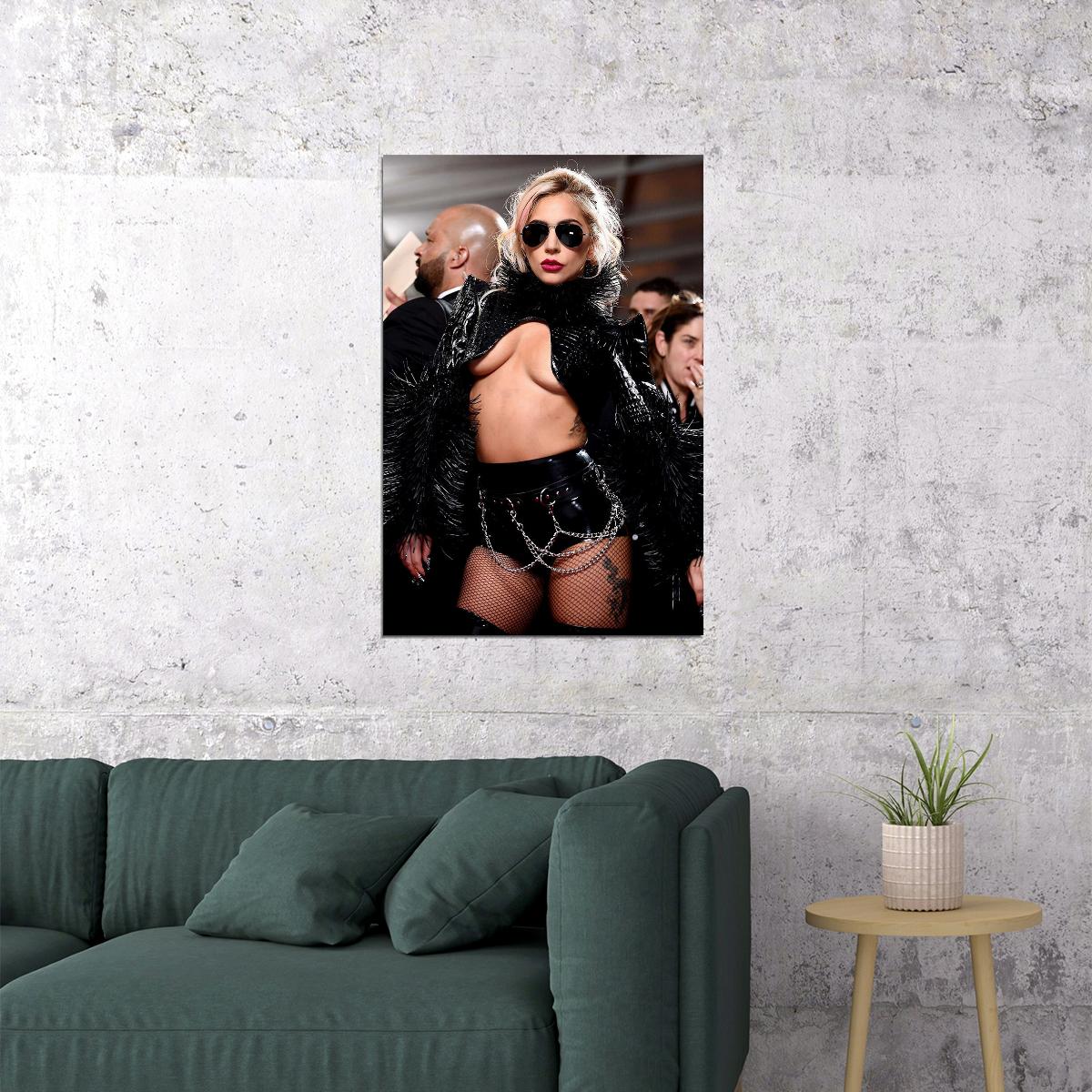 Lady Gaga Rap Music Singer Super Star Sexy Girl Poster Wall Art Print Home Wall Decor - xonomax