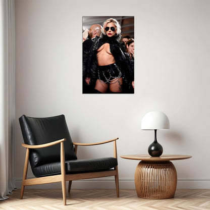 Lady Gaga Rap Music Singer Super Star Sexy Girl Poster Wall Art Print Home Wall Decor - xonomax