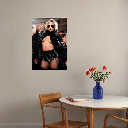 Lady Gaga Rap Music Singer Super Star Sexy Girl Poster Wall Art Print Home Wall Decor - xonomax