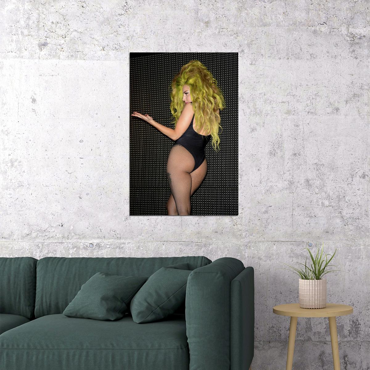 Lady Gaga Rap Music Singer Super Star Sexy Girl Rapper Poster Wall Art Print Home Wall Decor