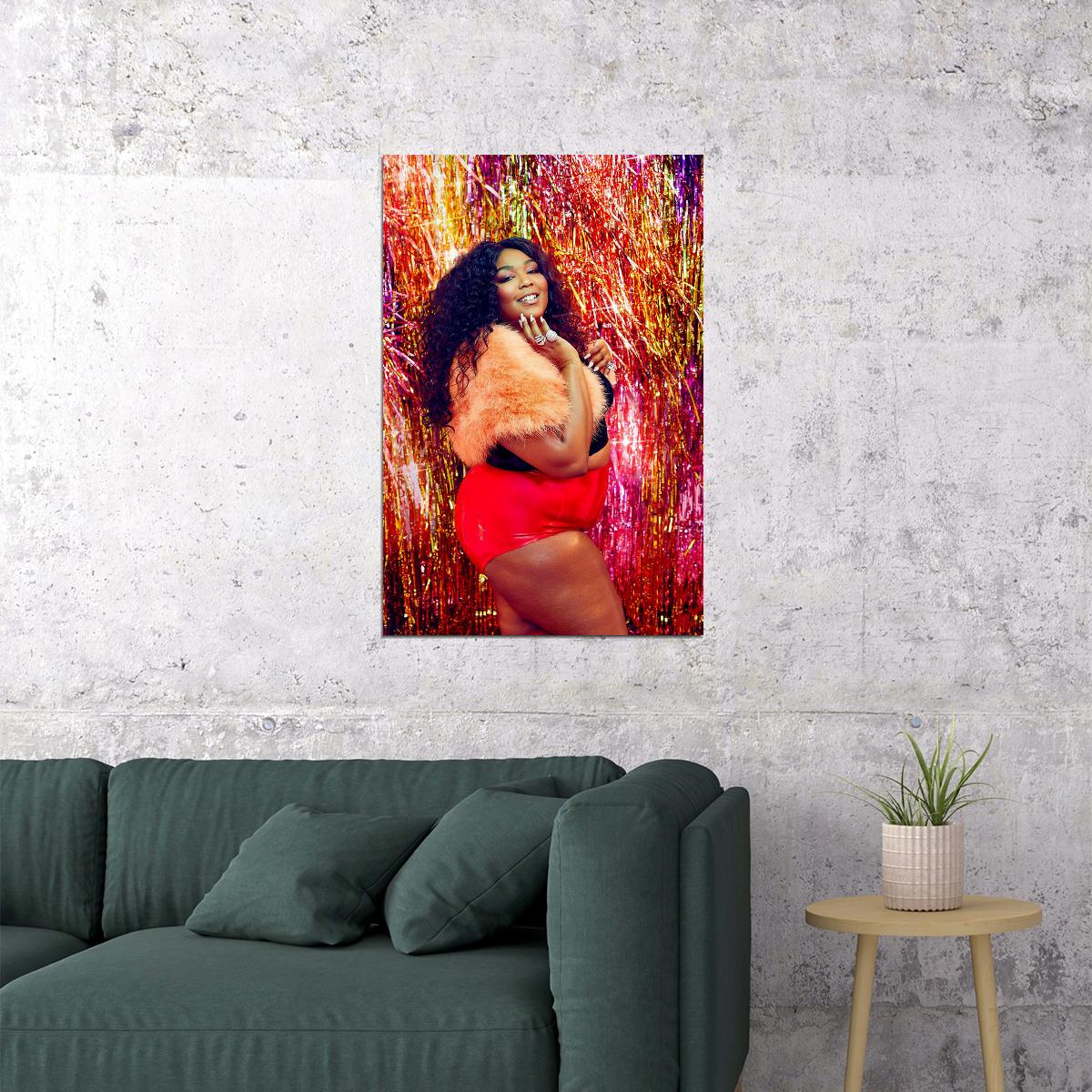 Lizzo Cuz Music 2019 Rapper Actor Poster Wall Art Print Home Wall Decor - xonomax
