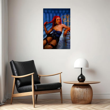 Doja Cat Hip Hop Rap Sexy Singer Star Poster Wall Art Print Home Wall Decor - xonomax