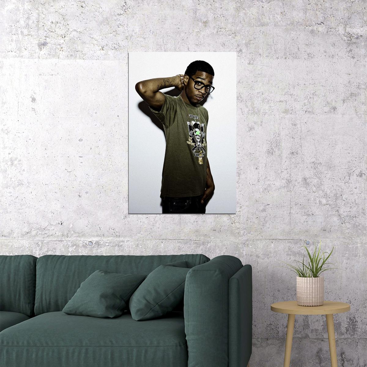 Kid Cudi Rapper Hip Hop Music Singer Star Poster Wall Art Print Home Wall Decor - xonomax