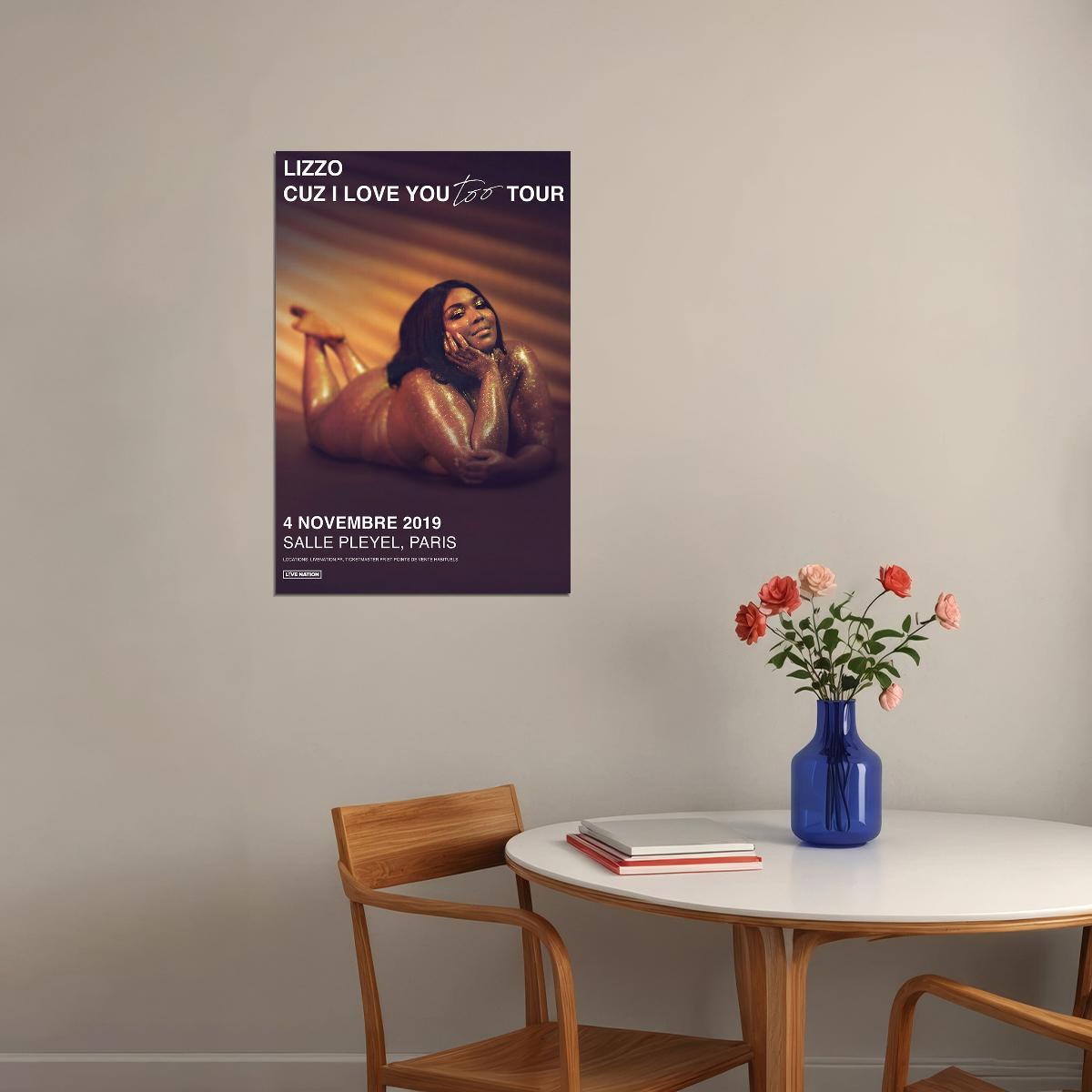Lizzo Cuz Music Album 2019 Songwriter Poster Wall Art Print Home Wall Decor - xonomax