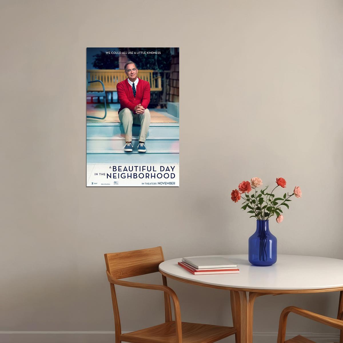 A Beautiful Day In The Neighborhood Movie 2019 Drama Poster Wall Art Print Home Wall Decor - xonomax